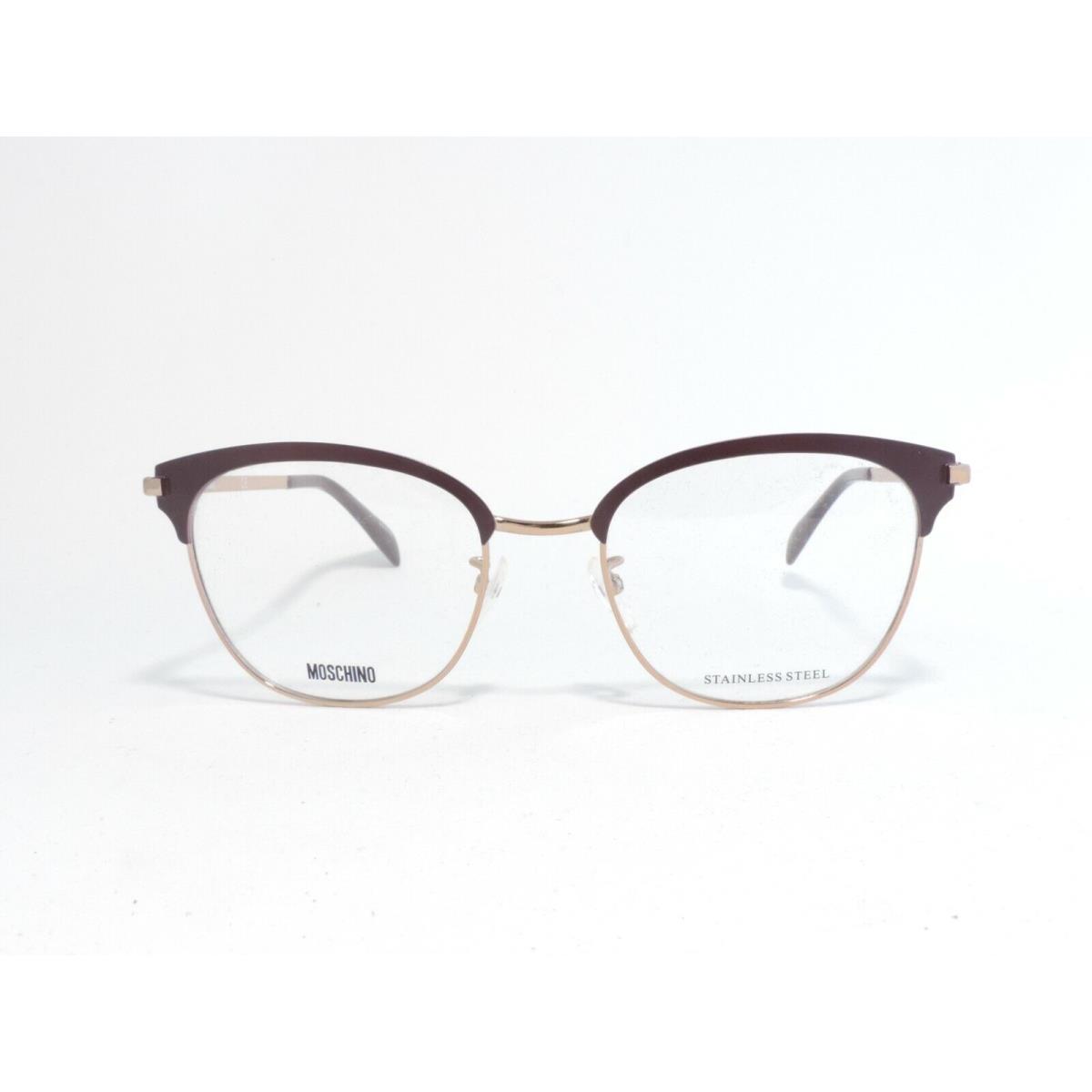 Moschino MOS523/F Stainless Steel Eyeglass Frames Qho Cyclamen 52-19-140