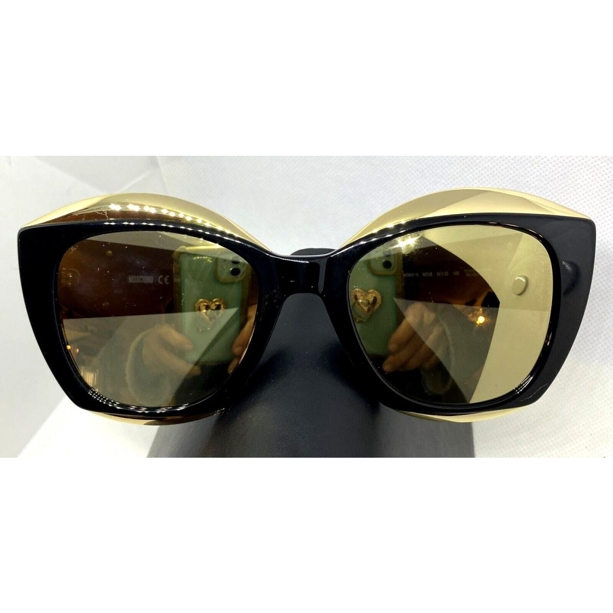 Nwot Sunglasses Woman Moschino Mirrored Mos031/S 807ue Box