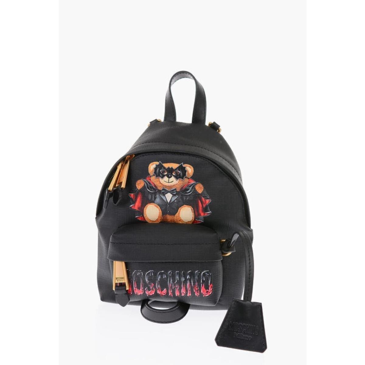 Moschino Couture Batman Teddy Bear Black Mini Backpack Ml023170