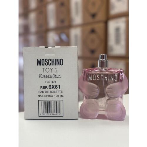 Toy 2 Bubble Gum Moschino 3.4 oz Edt Perfume Women Tester NO Cap