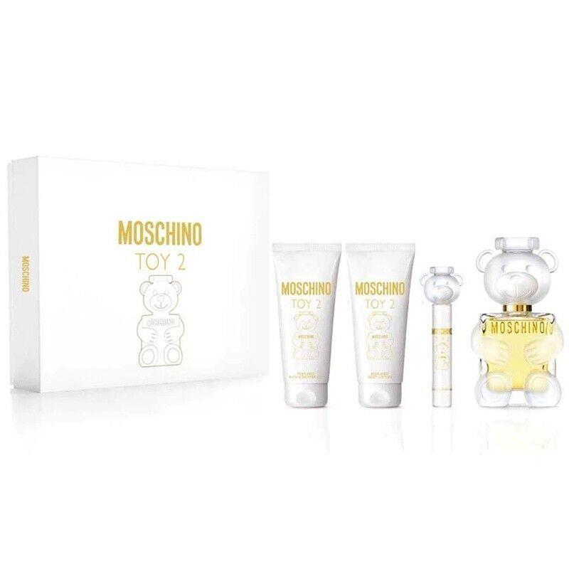 Moschino Toy Boy 2 3.4oz Edp + .3oz Edp Mini + 3.4oz Lotion + 3.4oz Shower Gel