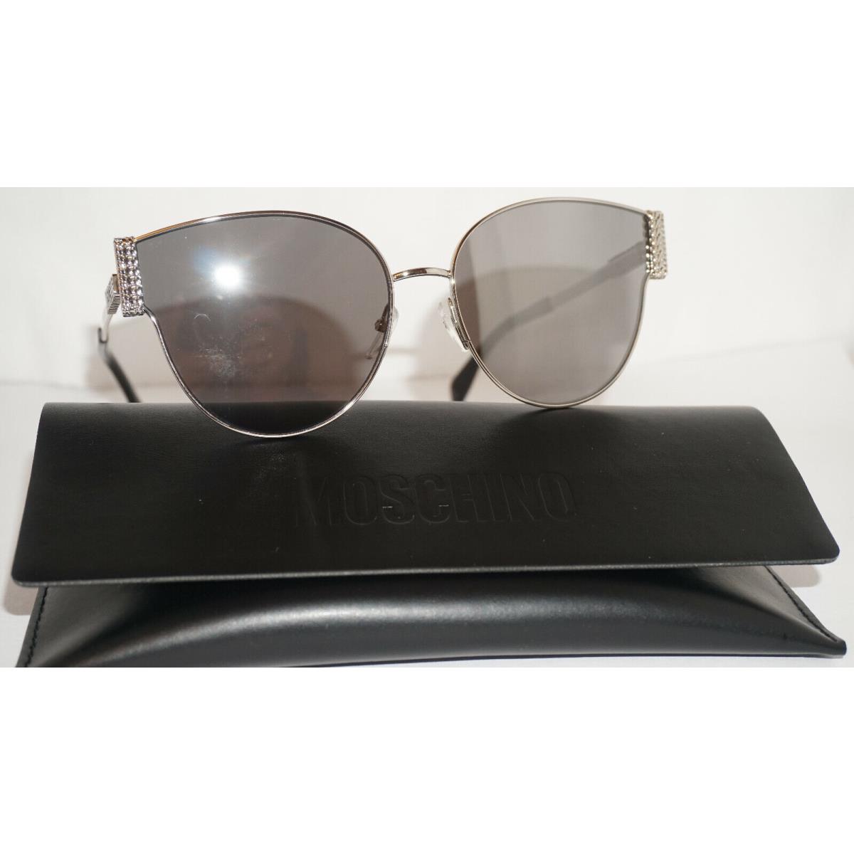 Moschino Sunglasses Silver Black Mirror MOS028/F/S 79D 61 16 145