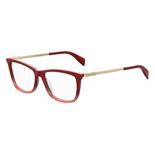 Moschino Eyeglasses Frames For Women 522 0C9A Red with Demo Lens 52-17-145 - Red / 00 Demo Lens, Frame: Red, Lens: With Plastic Demo Lens