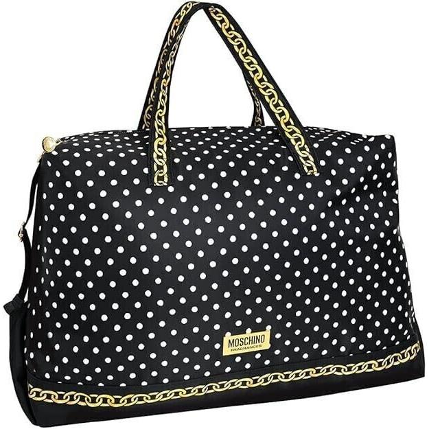 Moschino Fragrances Womens Large Weekender/ Weekend Large Travel Bag Polka Dots