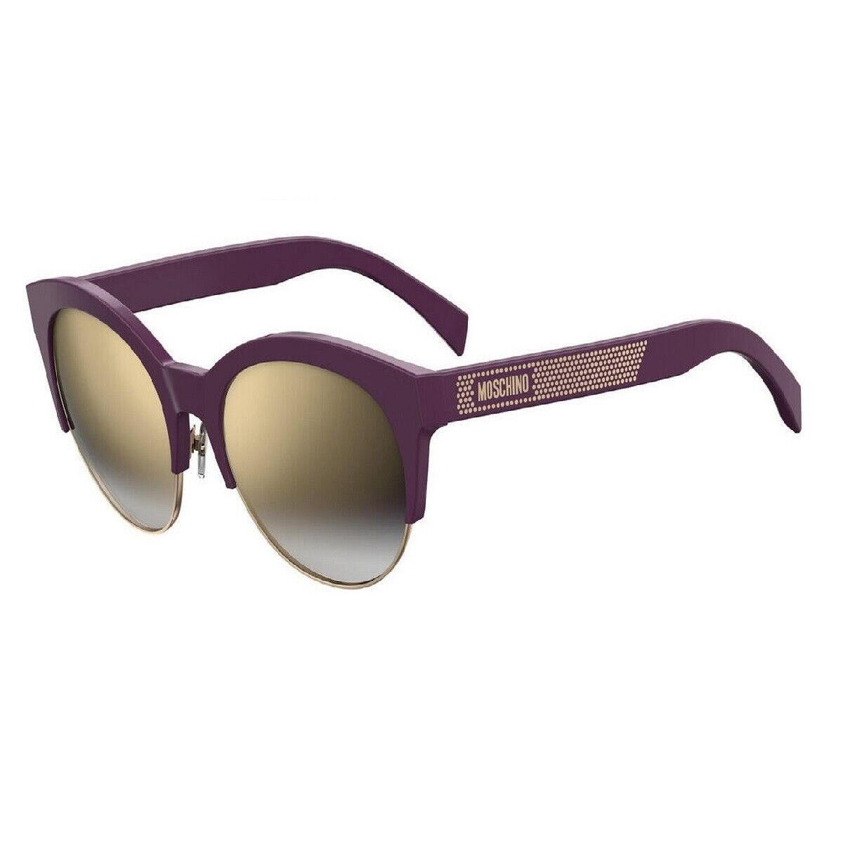 Moschino Cyclamen / Brown Gradient 56mm Sunglasses MOS027/F/S 0QHO 53 56