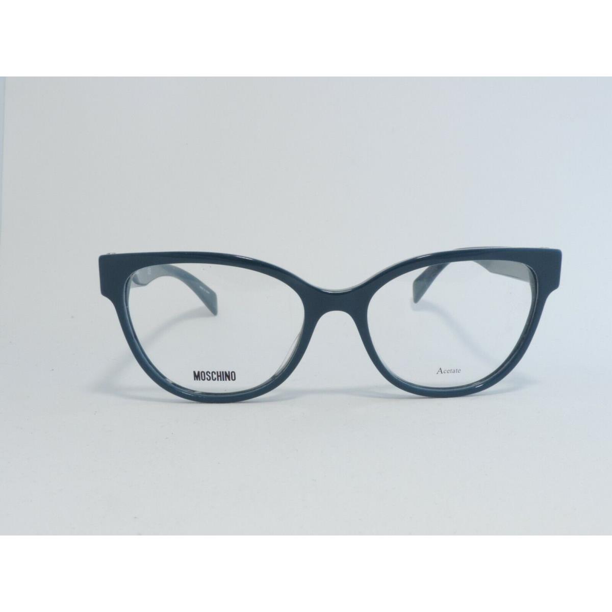 Moschino MOS509 Acetate Eyeglass Frames ZI9 Teal 52-17-140