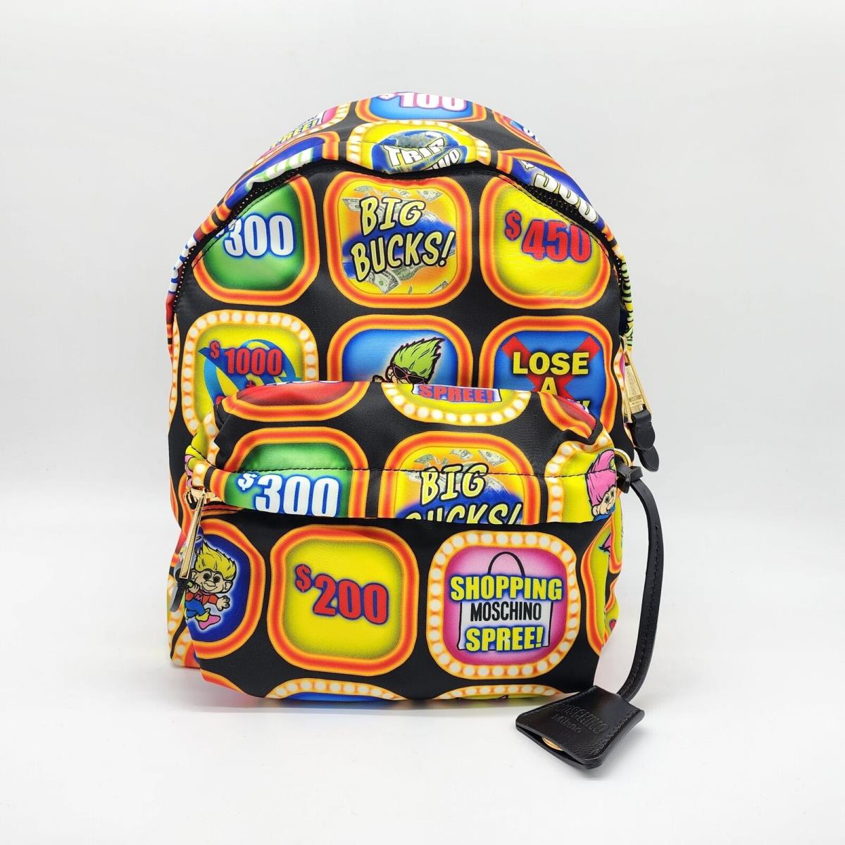 Moschino Multicolor Ladies Fantasy Print Backpack Black