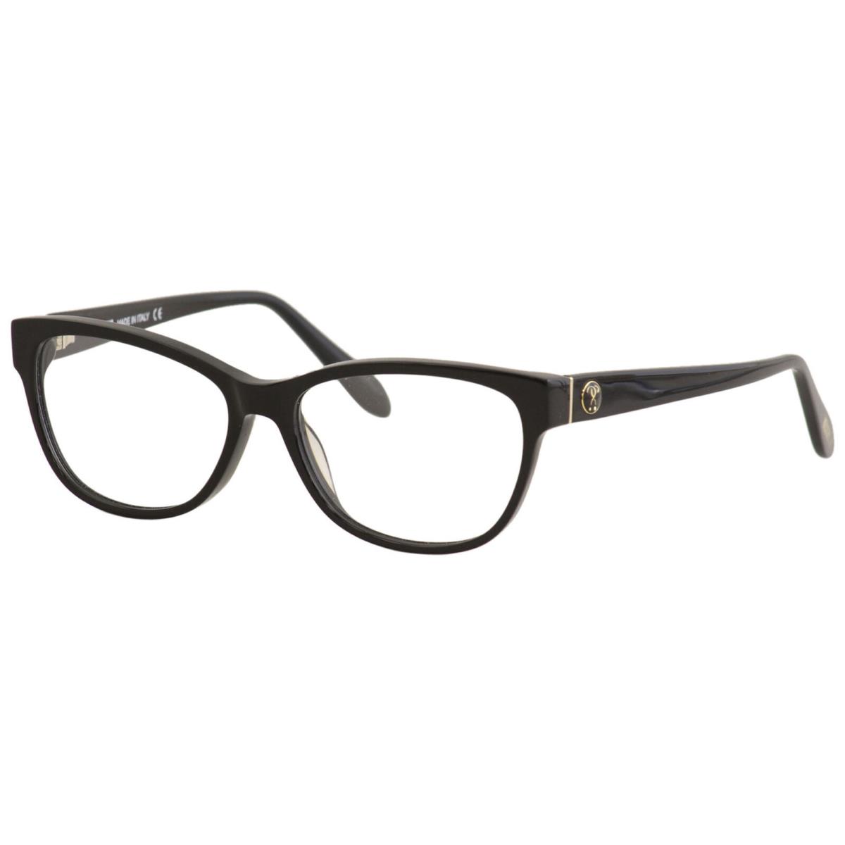 Moschino Women`s Eyeglasses MO296 MO/296 01 Black Full Rim Optical Frame 54mm