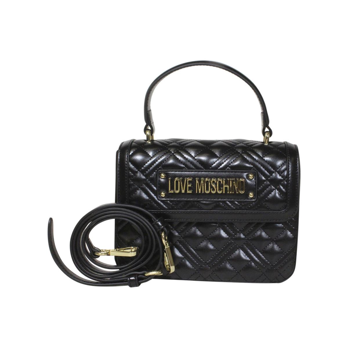 Love Moschino Crossbody Handbag Women`s Quilted JC4306PP0BKA0 Black