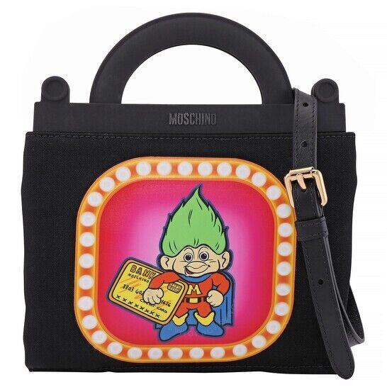 Moschino Couture Black Trolls Shoulder Bag