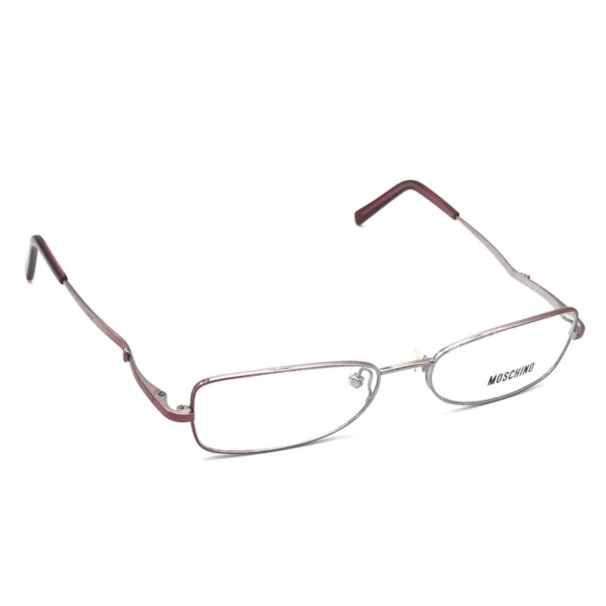 Moschino M 3247-V 832 Women`s Pink Rose Rectangular Eyeglasses Frames 51-16 130