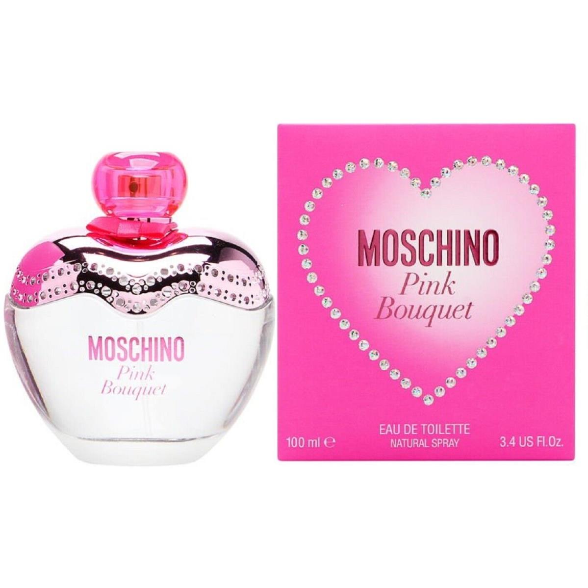 Pink Bouquet Moschino 3.4 oz / 100 ml Eau de Toilette Women Perfume Spray