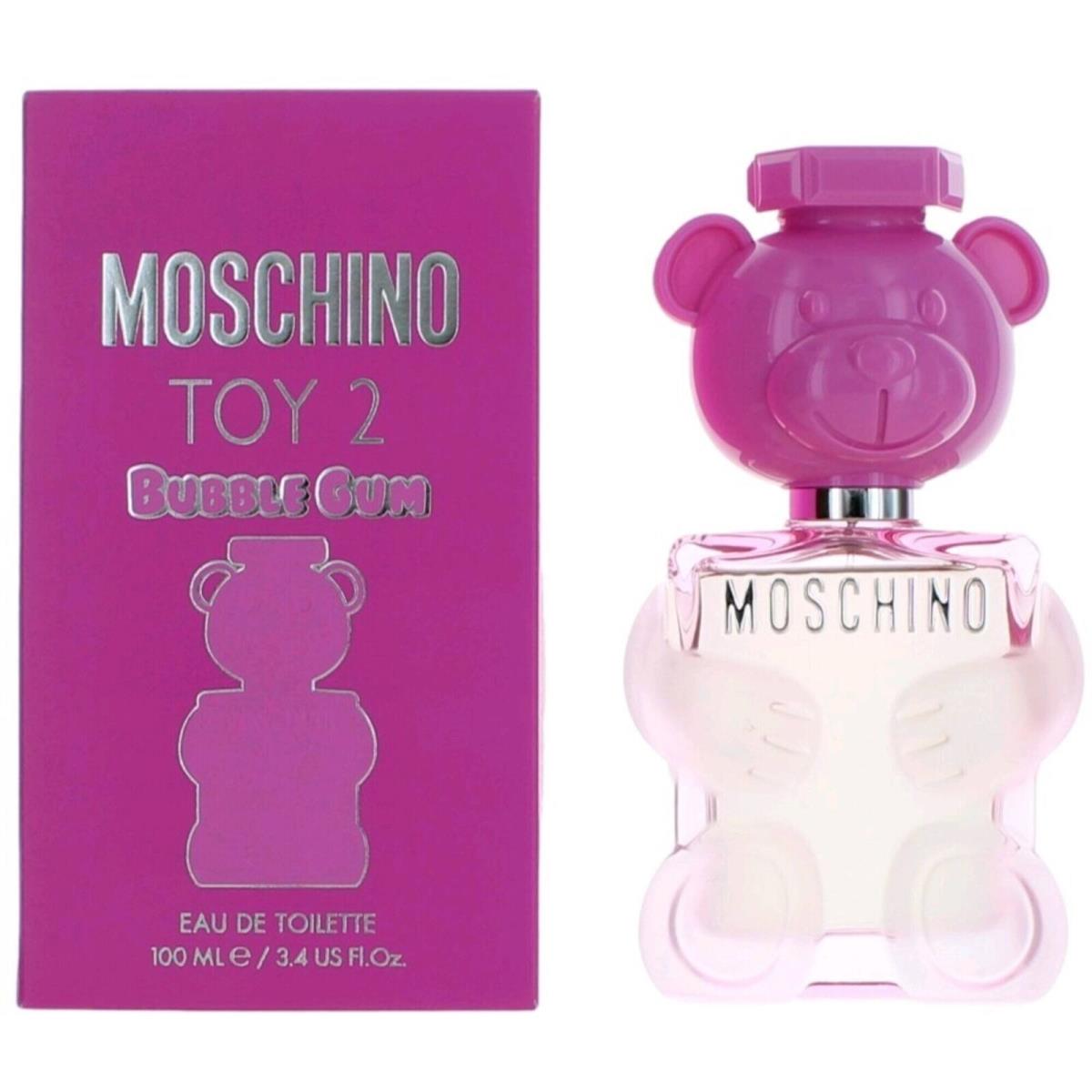 Moschino Women`s Edt Spray Toy 2 Bubble Gum Floral Fruity Fragrance 3.4 oz