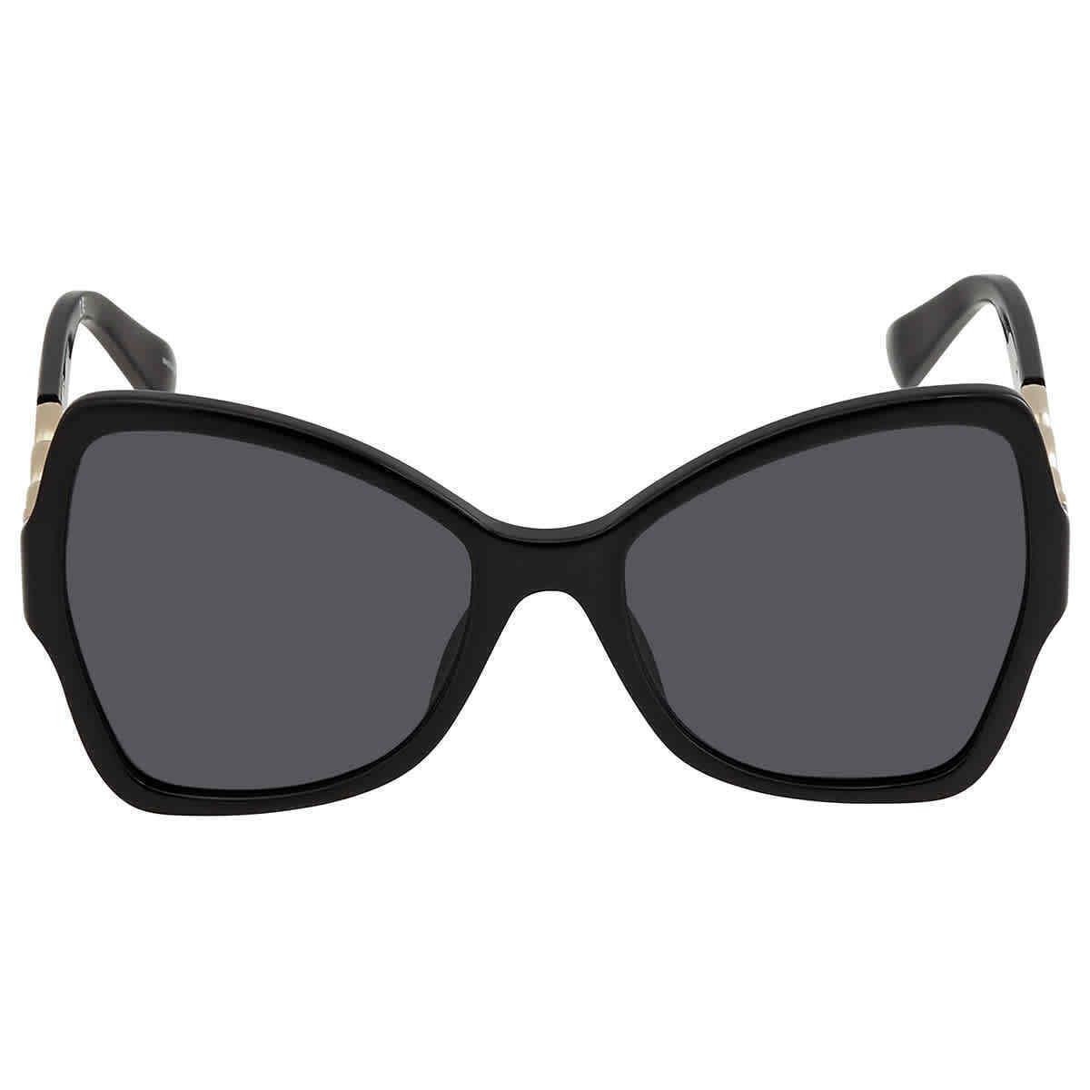 Moschino Dark Grey Butterfly Ladies Sunglasses MOS099/S 0807/IR 54