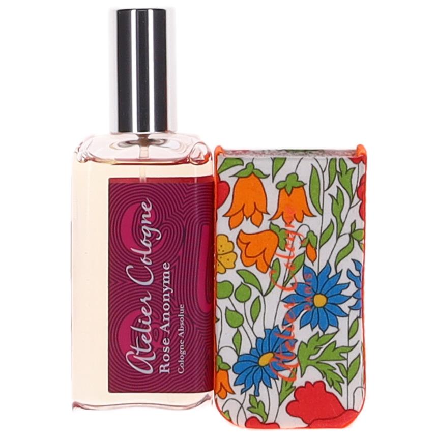 Rose Anonyme By Atelier Cologne Absolue 1oz Spray with Liberty Orange Pouch