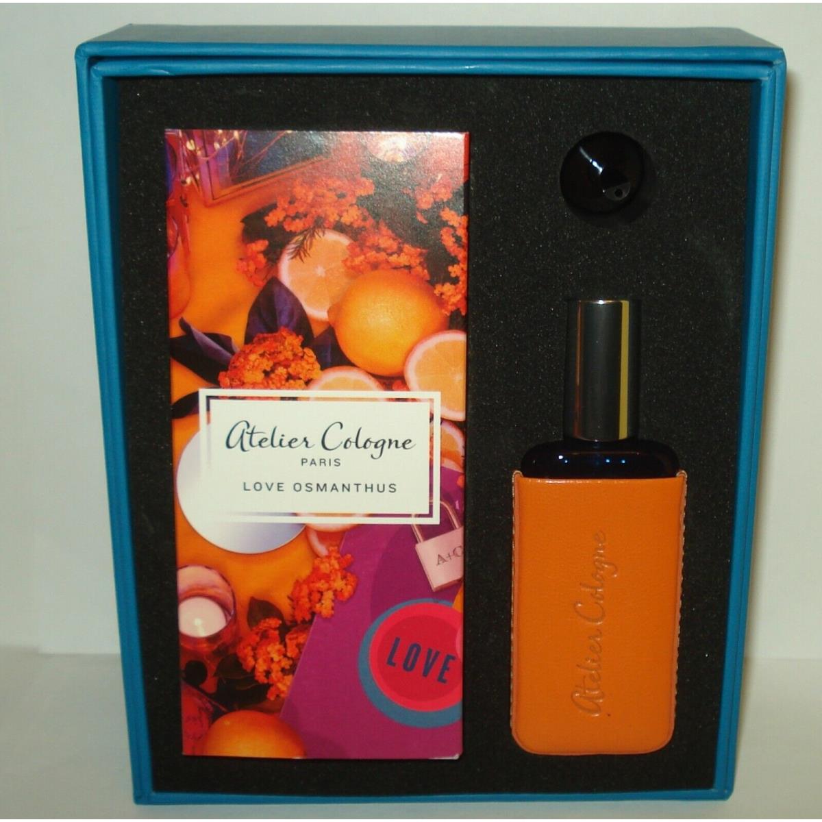 Atelier Cologne Love Osmanthus 3.3 oz +travel Bottle W/leather Case + Funnel