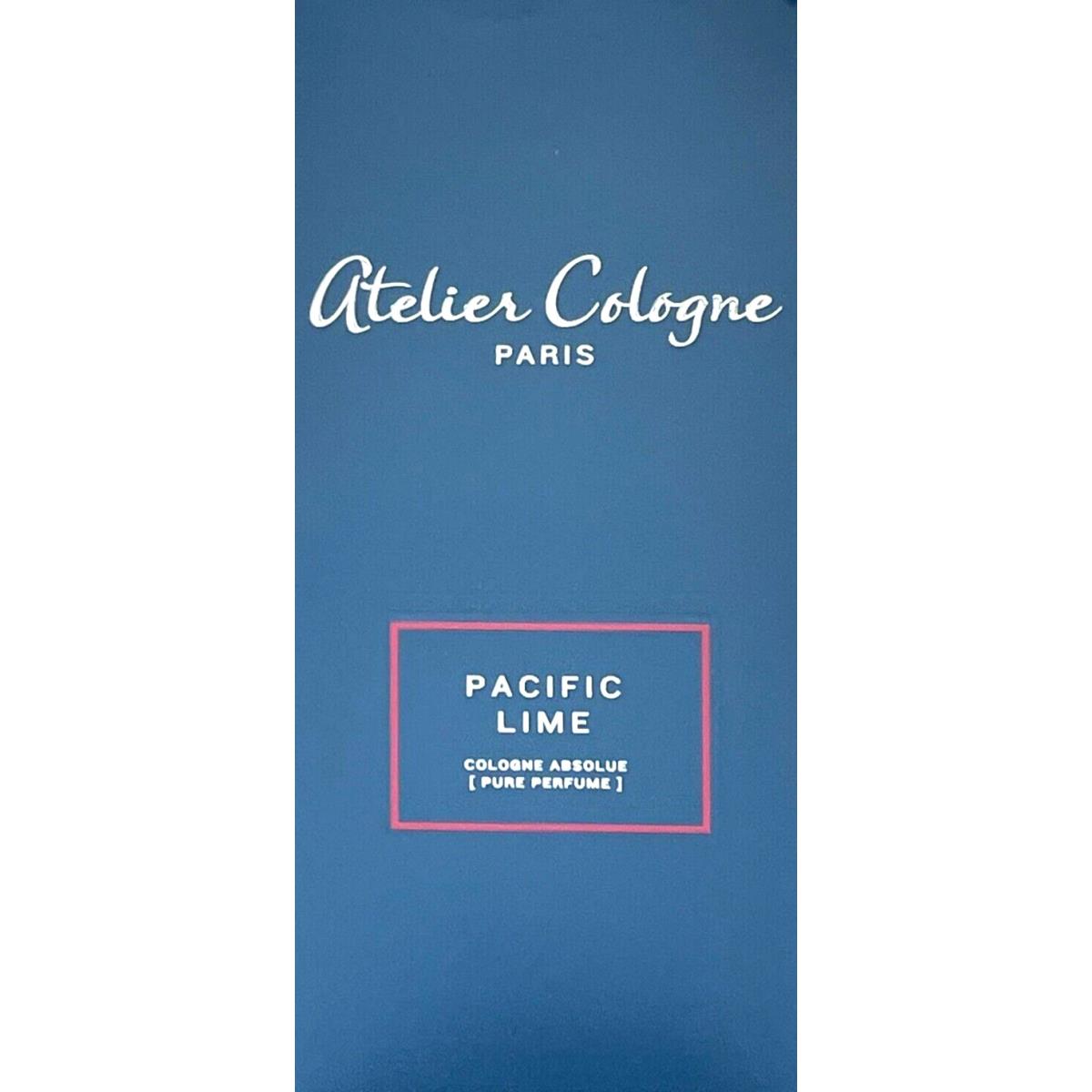 Atelier Cologne Pacific Lime Pure Perfume Spray Unisex 3.3 Oz / 100 ml