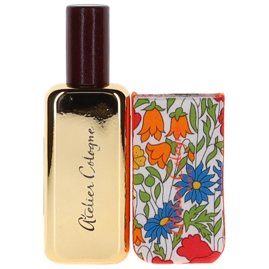 Santal Carmin By Atelier Cologne Absolue 1oz Spray with Liberty Orange Pouch