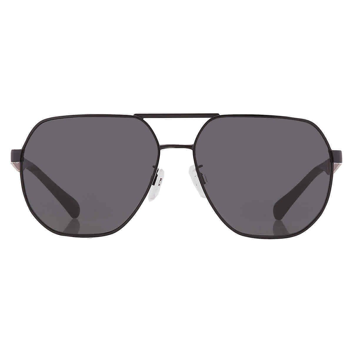 Emporio Armani Grey Navigator Men`s Sunglasses EA2099D 333087 61 EA2099D 333087