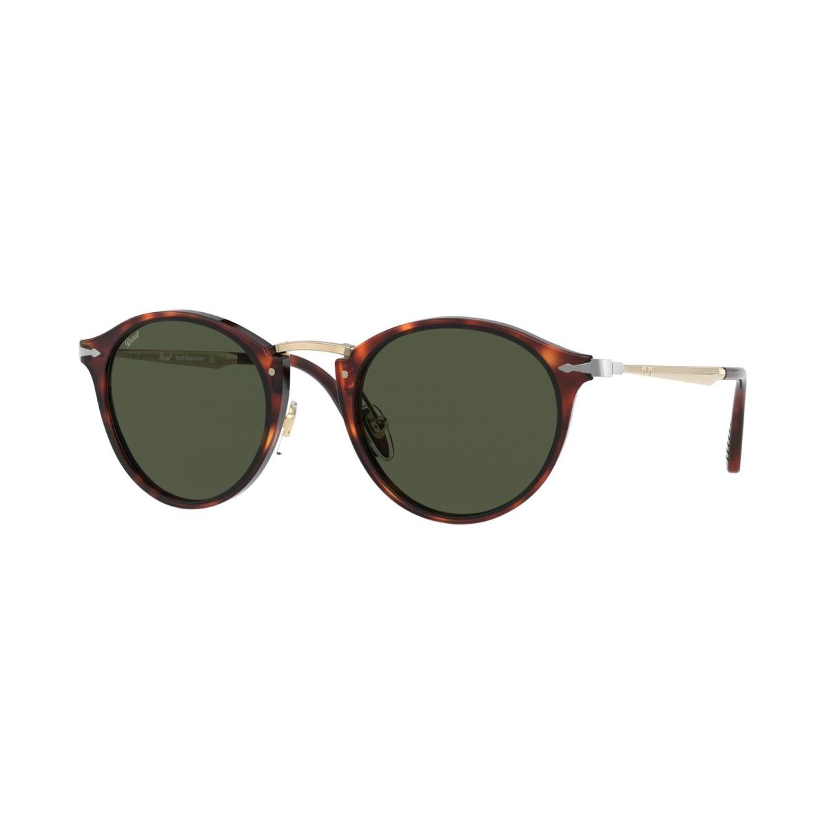 Persol PO3166S 24_31 Phantos Gold Havana Green 51 mm Men`s Sunglasses