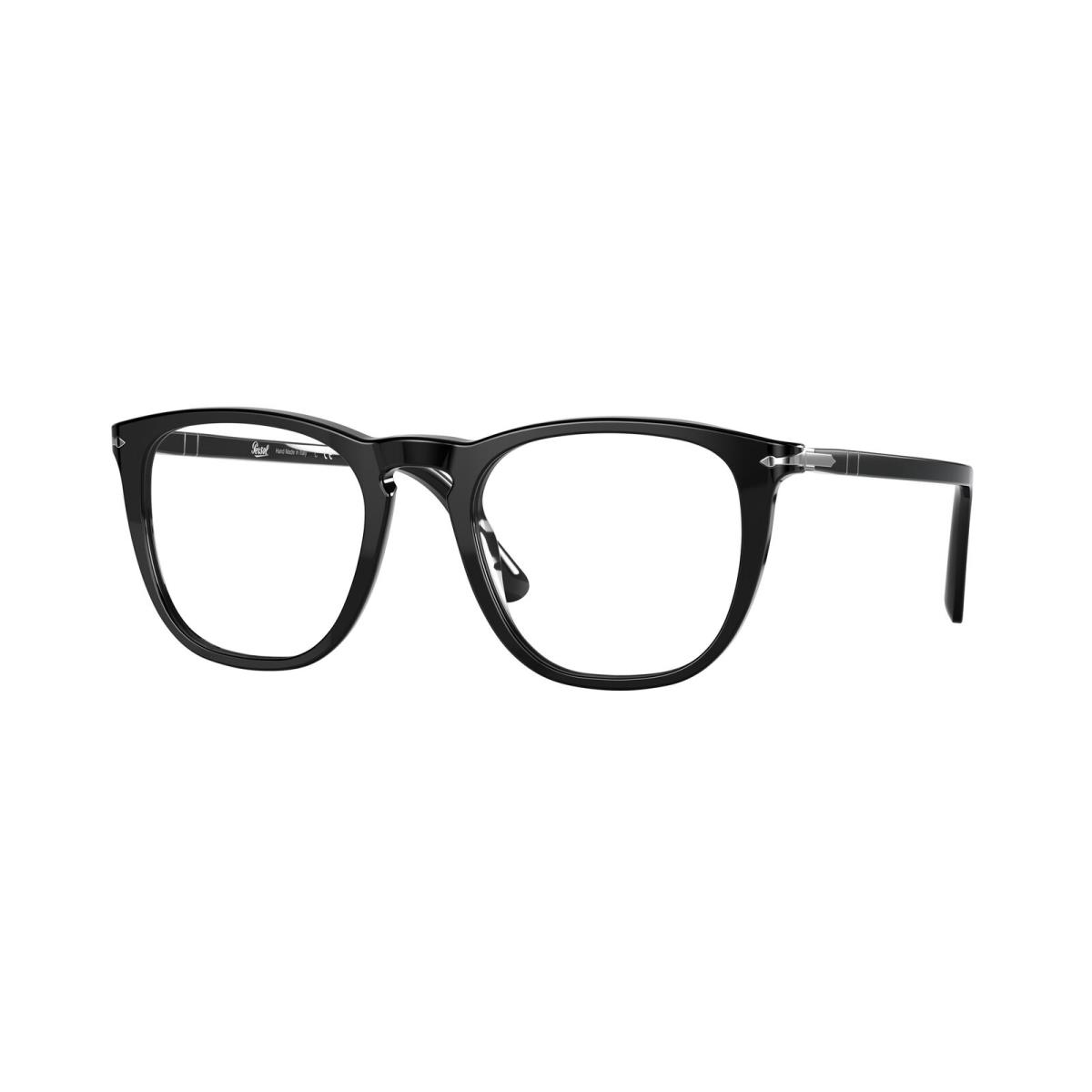 Persol PO3266V 95 Pillow Black Demo Lens 48 mm Unisex Eyeglasses