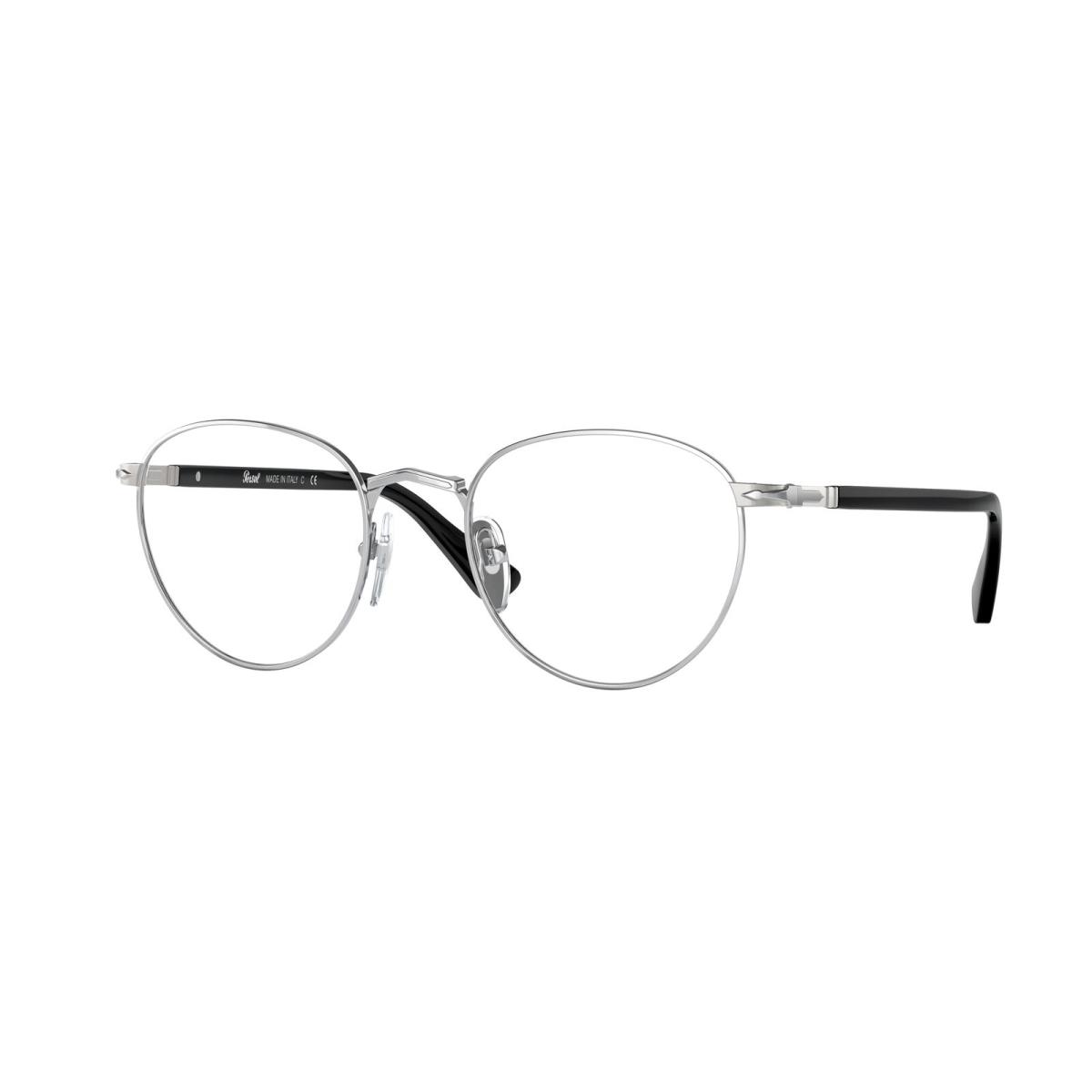 Persol PO2478V 518 Phantos Silver Demo Lens 50 mm Unisex Eyeglasses