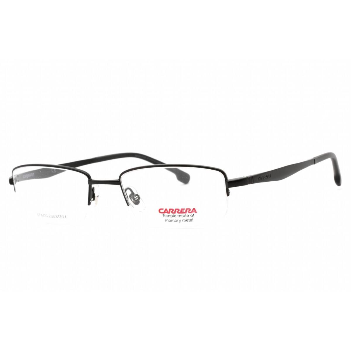 Carrera Men`s Eyeglasses Matte Black Metal Half Rim Frame Carrera 8860 0003 00