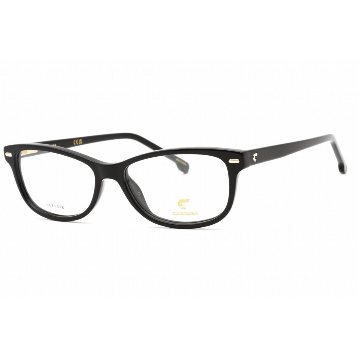 Carrera Women`s Eyeglasses Black Plastic Cat Eye Full Rim Carrera 3008 0807 00