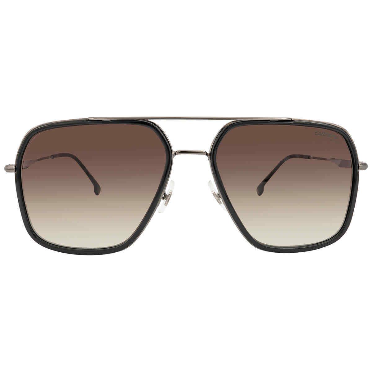 Carrera Grey Brown Shaded Navigator Men`s Sunglasses Carrera 273/S 0807 59