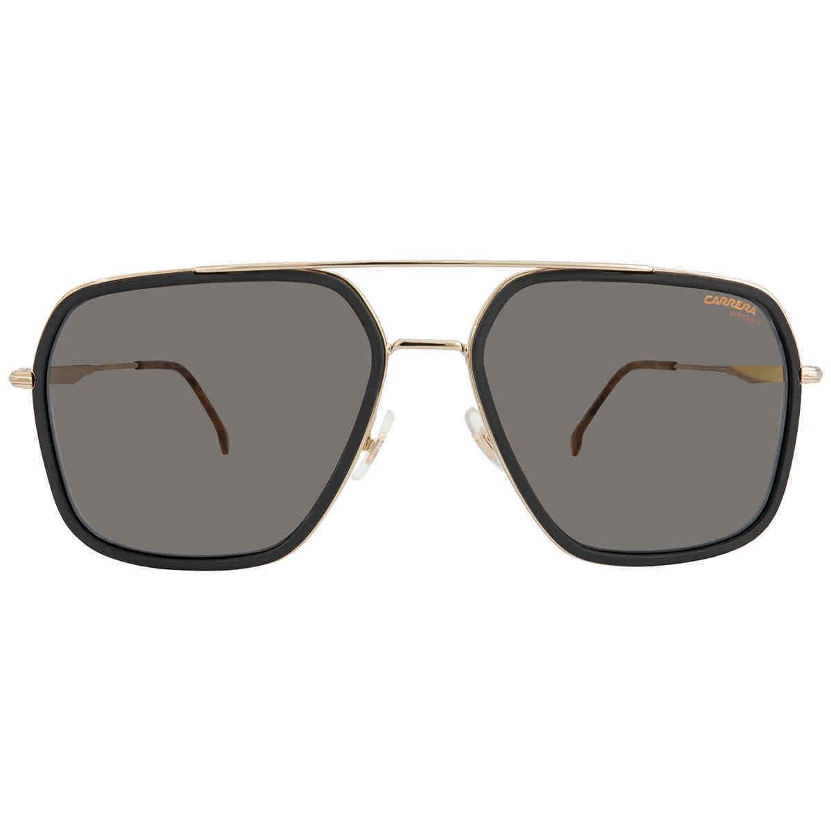 Carrera Grey Gold Mirror Navigator Men`s Sunglasses Carrera 273/S 02M2/JO 59