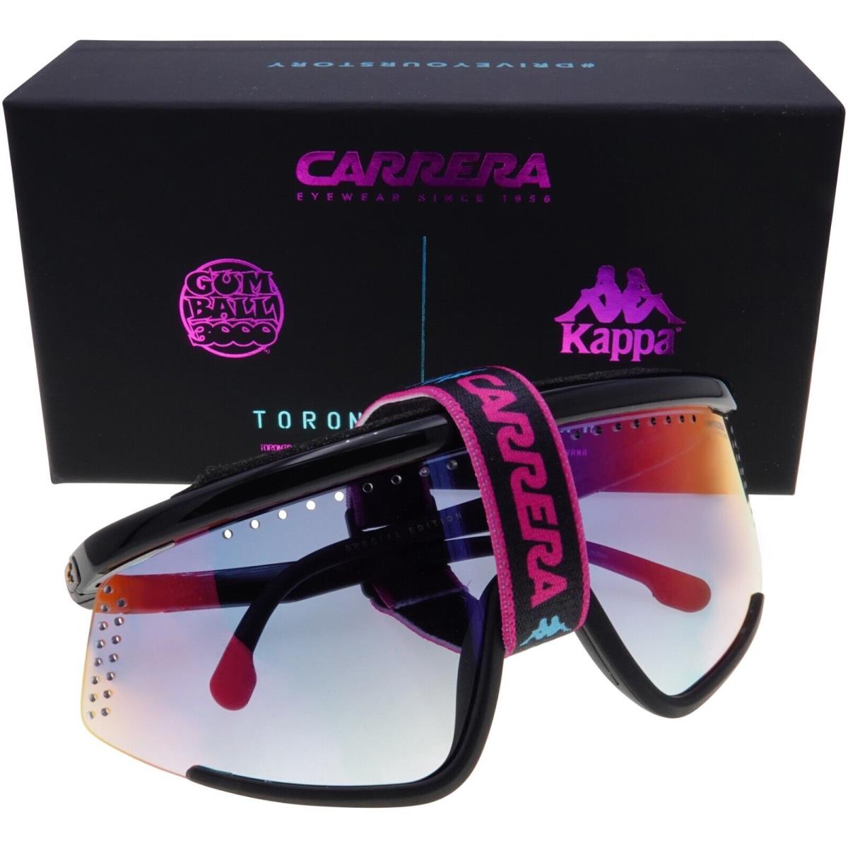 Carrera Wrap Sunglasses Hyperfit 10/SE 807/YB Blue/red Mirror Special Edition