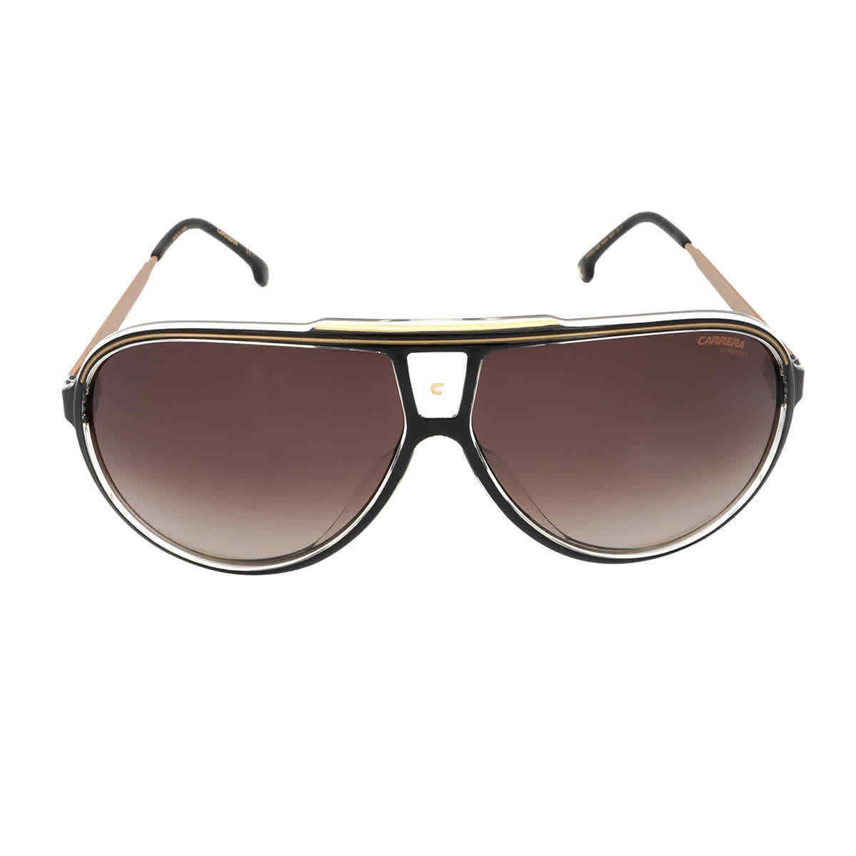 Carrera Brown Gradient Pilot Men`s Sunglasses Carrera 1050/S 02M2/HA 63