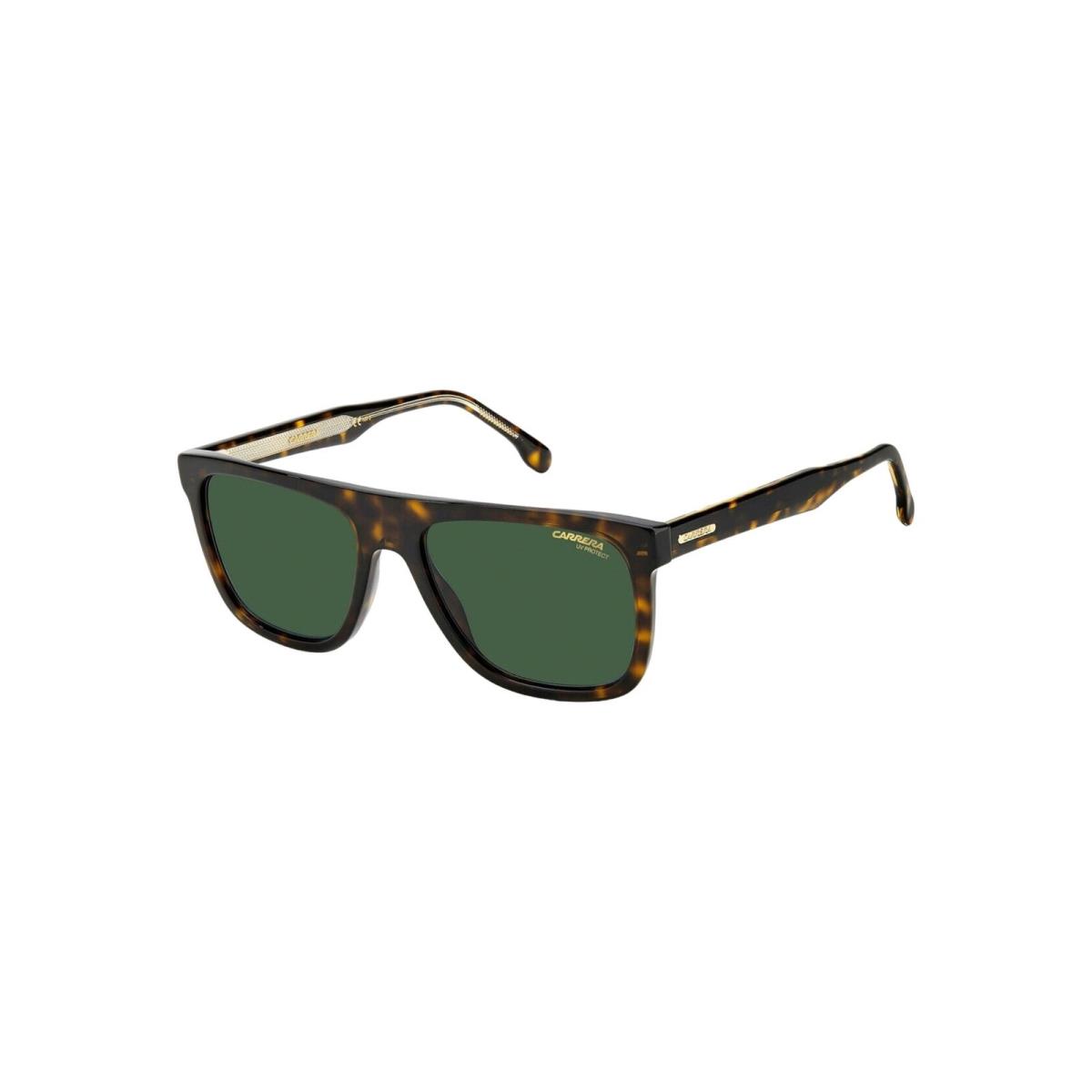 Carrera 267/S HA Unisex Brown Tortoise Gold/green 56-18-150 Sunglasses