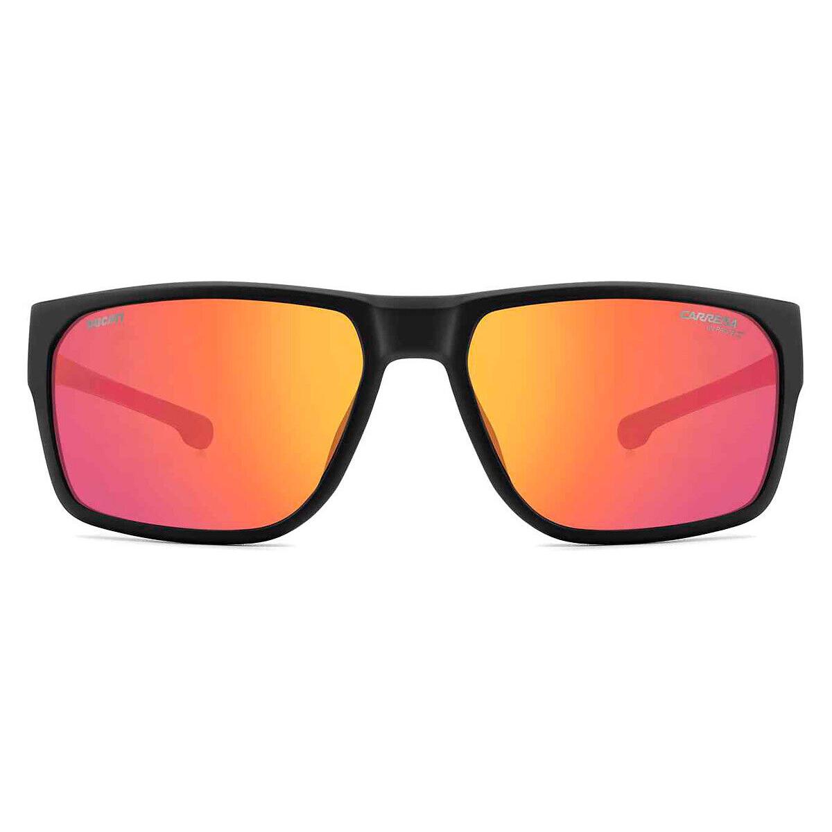 Carrera Carduc 029/S Men Sunglasses Black Red 59mm - Frame: Black Red, Lens: Red Multilayer