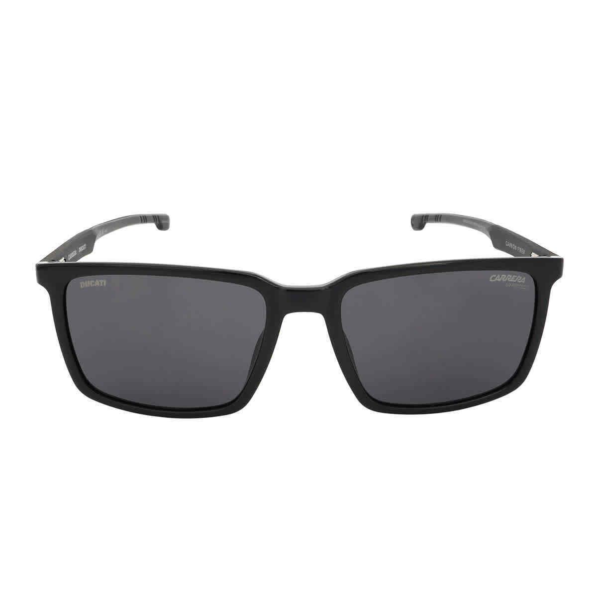 Carrera Grey Square Men`s Sunglasses Carrera Ducati 023/S 0807/IR 56