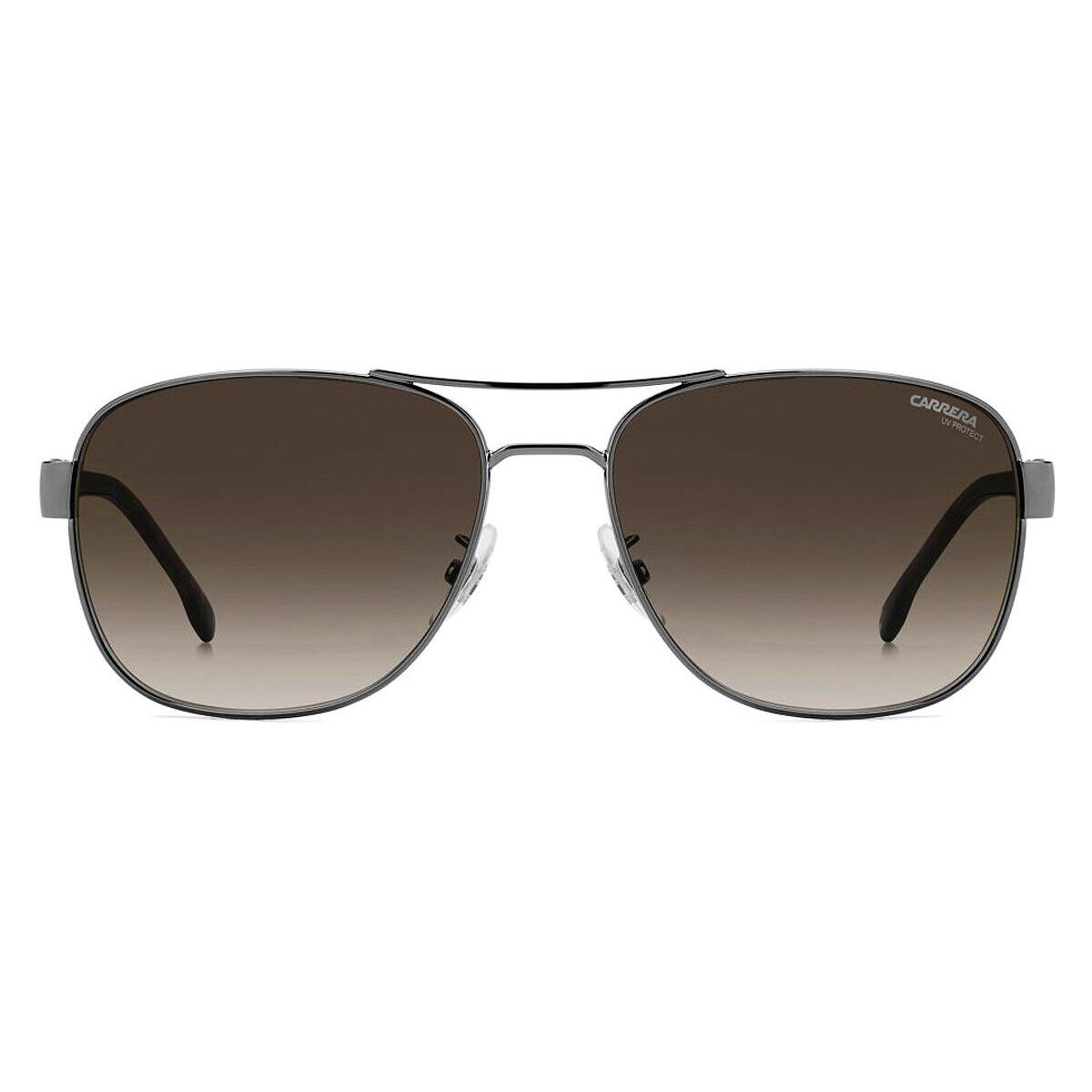 Carrera C Flex 02/G/S Men Sunglasses Dark Ruthenium 60mm - Frame: Dark Ruthenium, Lens: Brown Shaded