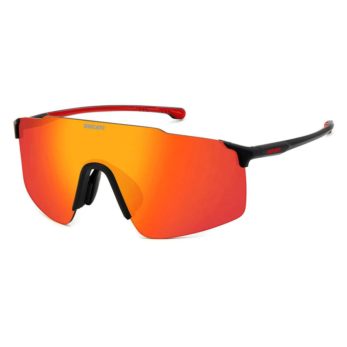 Carrera Carduc 033/S Men Sunglasses Matte Black 99mm - Frame: Matte Black, Lens: Red Multilayer