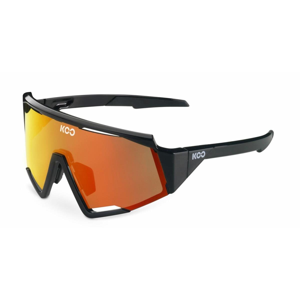 Koo Spectro Cycling Sunglasses Black/red Mirror Lens