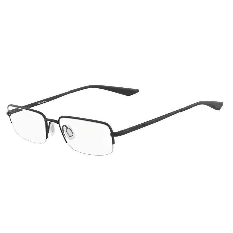 Columbia C3018 002 Rectangle Satin Black Eyeglasses