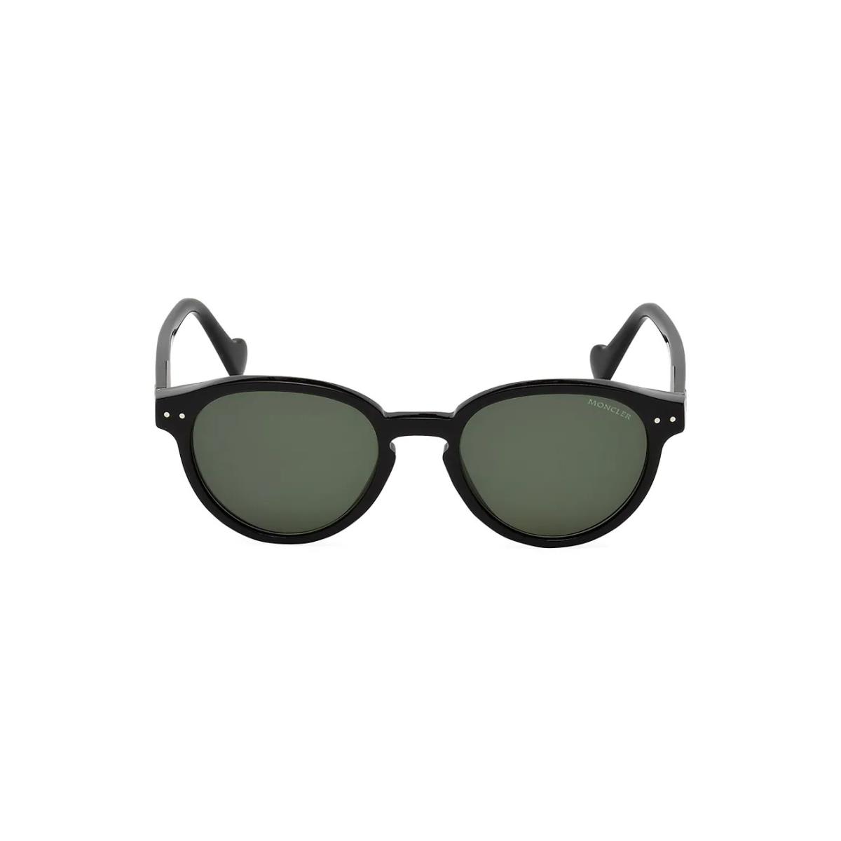 Unisex Moncler Black Green Sunglasses ML0012 50mm