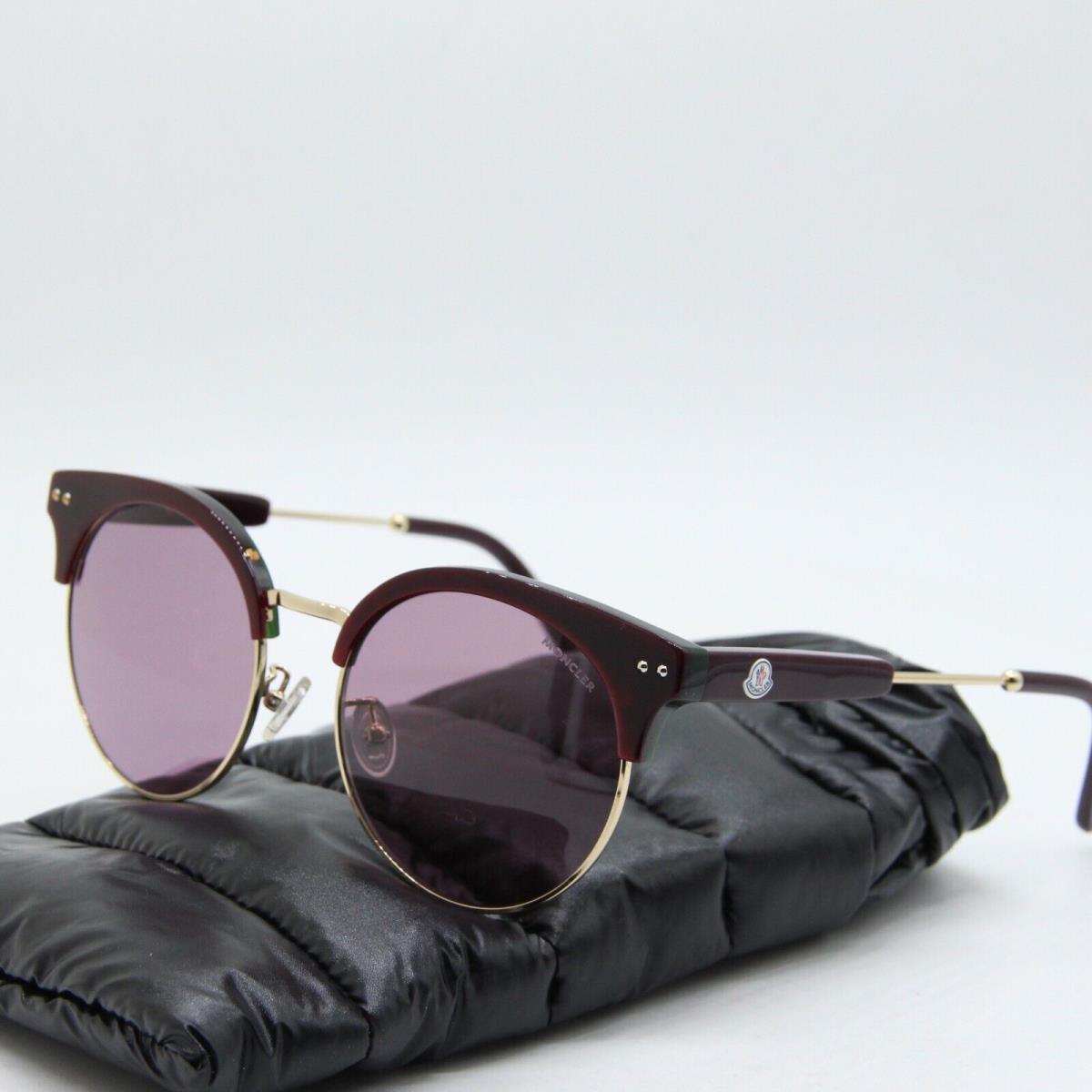 Moncler ML 0067-K/S 83Y Burgundy Sunglasses W/case 56-19