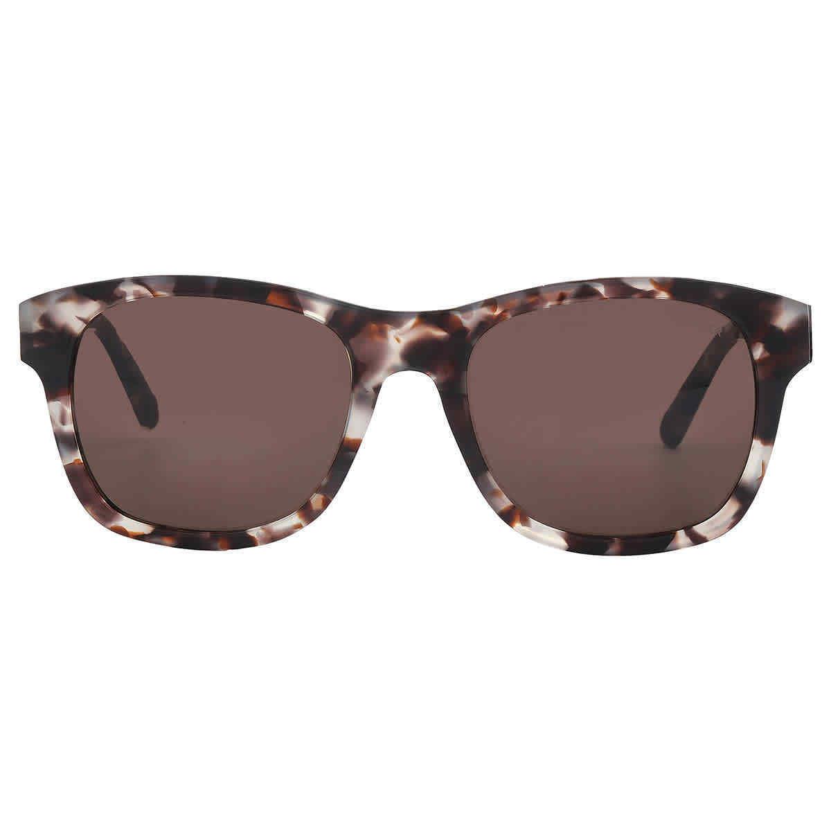 Moncler Brown Square Men`s Sunglasses ML0192-F 55E 55 ML0192-F 55E 55