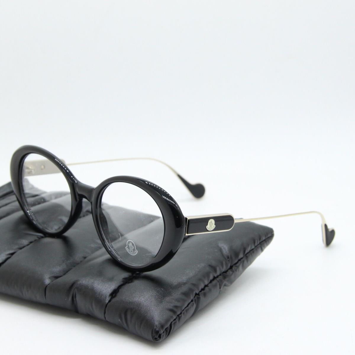 Moncler ML 5055 001 Black Eyeglasses W/case 52-20