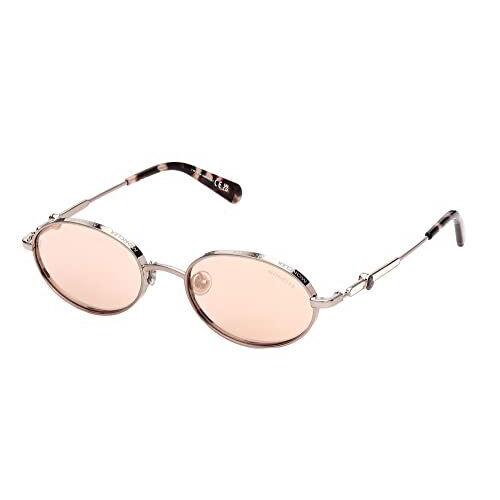 Moncler Sunglasses ML 0224-34U Bronze Havana W/rose Lens 52mm