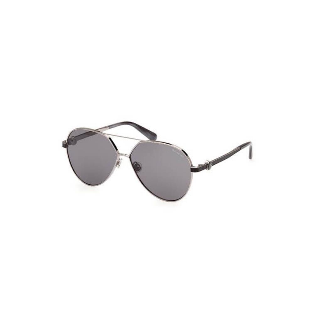 Moncler Sunglasses ML 0263-14A Matte Black w/ Gray Lens 59mm