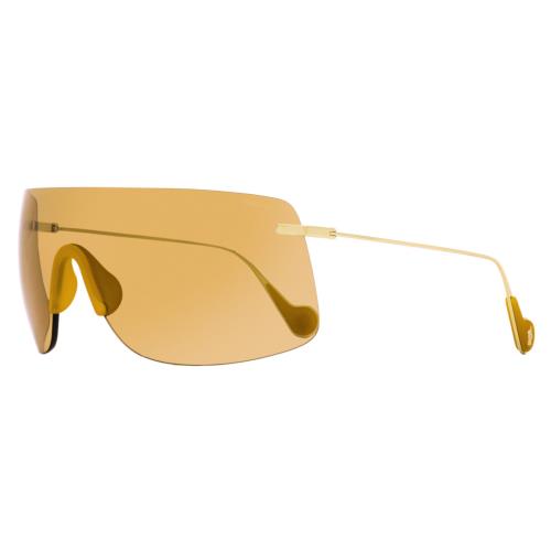 Moncler Sunglasses ML 0137-P-32E Gold w/ Amber Lens 0mm