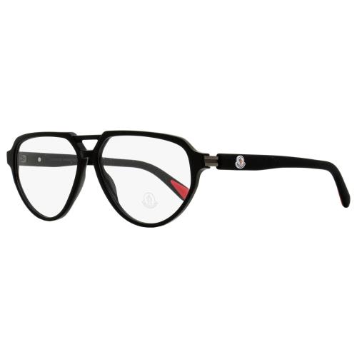 Moncler Pilot Eyeglasses ML5162 001 Black 57mm