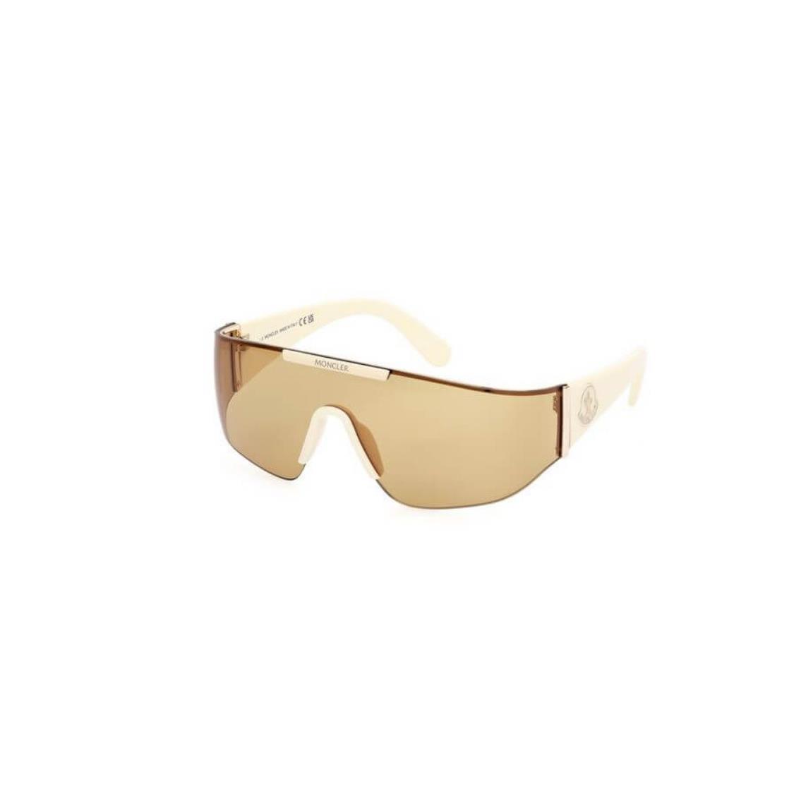 Moncler Sunglasses ML0247 25E Beige w/ Brown Lens 0mm