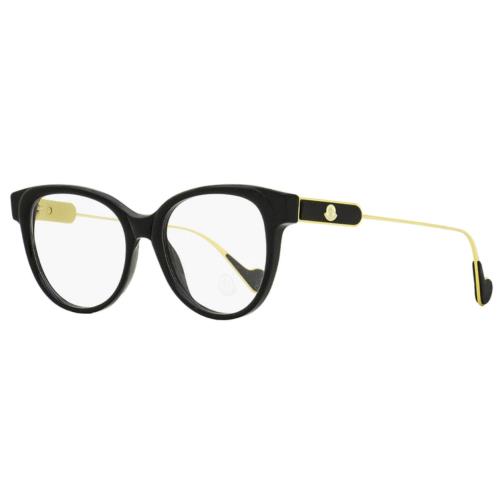 Moncler RX Eyeglasses ML 5056-001 Gold Black w/ Demo Lens 53mm