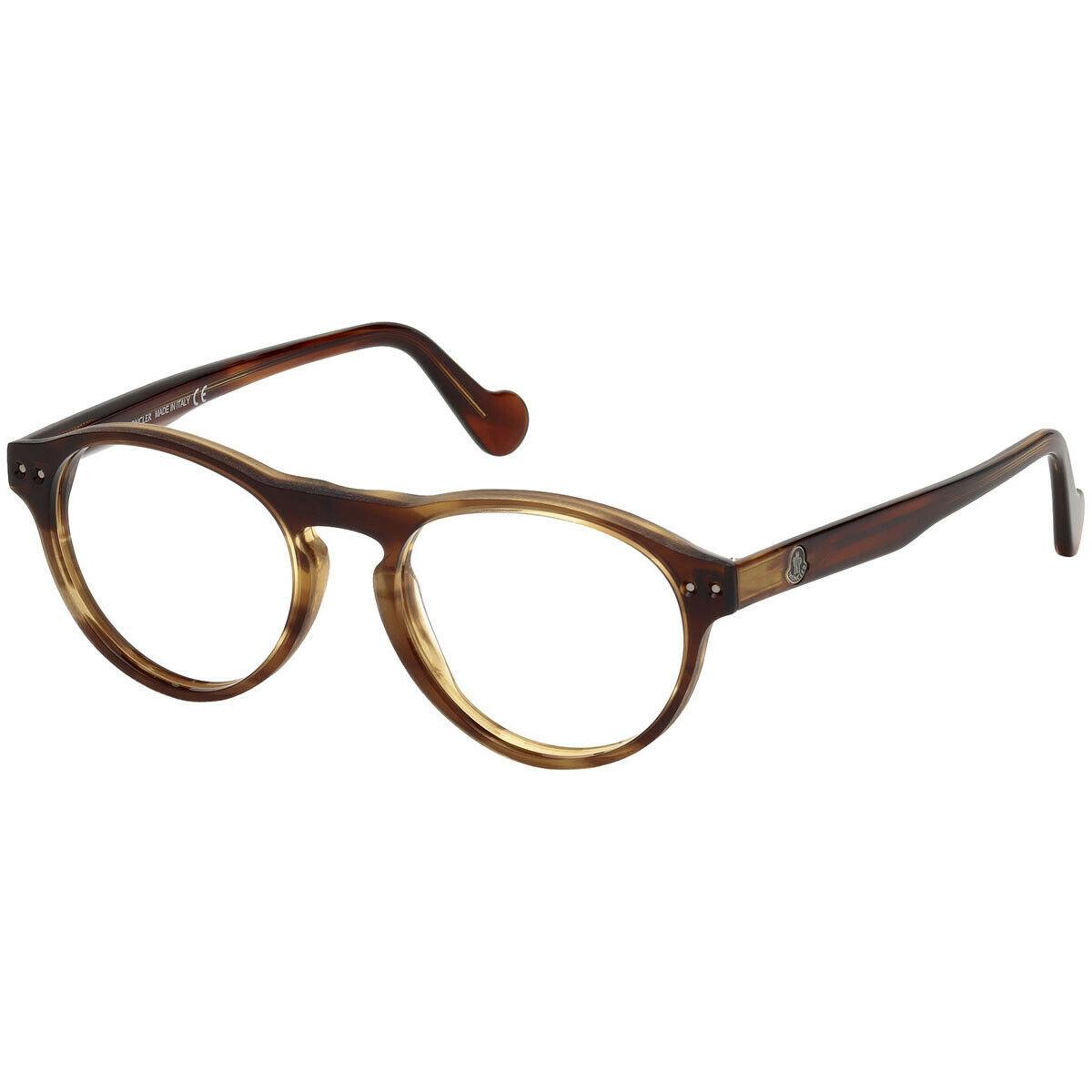 Moncler Rx ML 5022-047 Eyeglasses Light Brown 51 mm